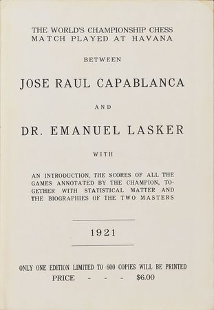 Lot #803 Jose Raul Capablanca - Image 2