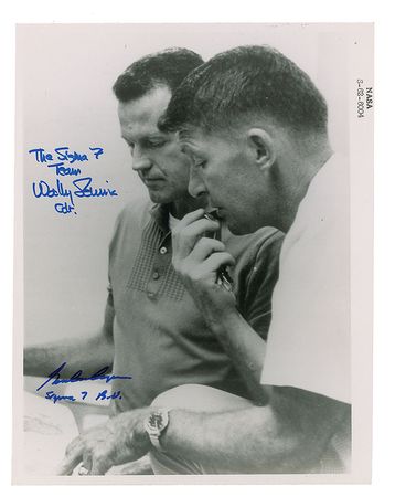Lot #391 Wally Schirra and Gordon Cooper - Image 1