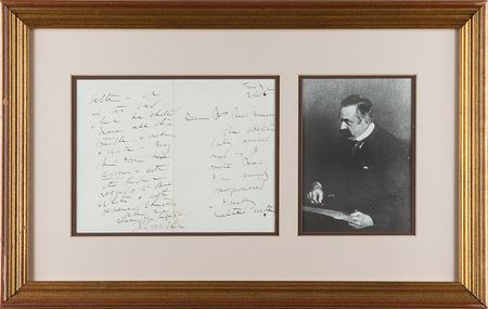 Lot #434 Stanford White Handwritten Letter Signed - Image 1