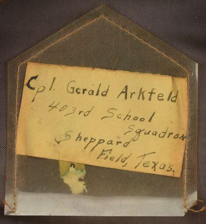 Lot #268 WWII Uniform Items Belonging to Lt. Gerald Arkfeld, 1st Air Commando Group Military Uniform - Image 2