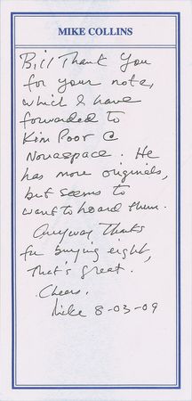 Lot #382 Michael Collins - Image 1