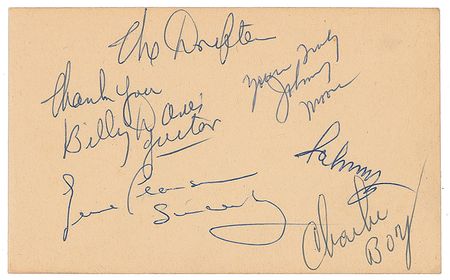Lot #566 The Who Signatures - Image 2