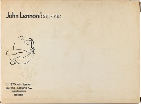 Lot #601 Beatles: John Lennon Bag One Lithos - Image 1