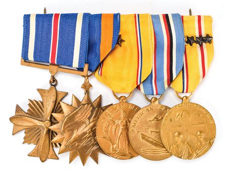 Lot #264 Battle of Midway: Medals and Documents Belonging to Capt. Benjamin Tappan, Jr., USN, Awarded the Distinguished Flying Cross for Actions at Midway: Remarkable archive of a WWII pilot, including his Distinguished Flying Cross awarded for heroism at Midway - Image 6