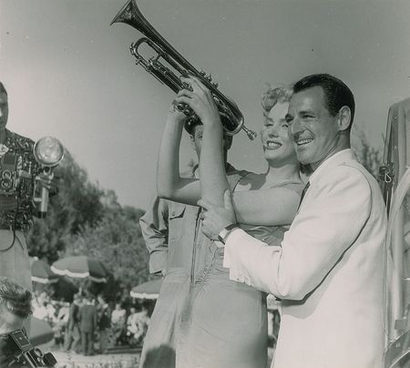 Lot #697 Marilyn Monroe and Ray Anthony Photograph - Image 1