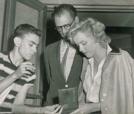 Lot #691 Marilyn Monroe and Arthur Miller Photograph - Image 1