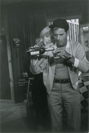 Lot #694 Marilyn Monroe and Eli Wallach by Inge Morath Photograph - Image 1