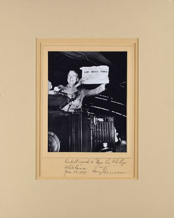 Lot #59 Harry S. Truman Signature - Image 1