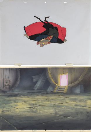 Lot #928 Professor Ratigan production set-up from The Great Mouse Detective Production Set-Up - Image 2