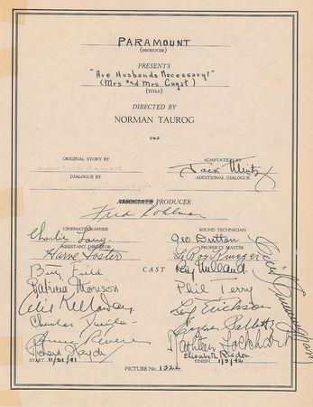 Lot #651  Are Husbands Necessary? - Image 1