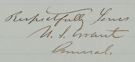 Lot #38 U. S. Grant Partial Handwritten Letter Signed - Image 2
