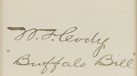 Lot #172 William F. ?Buffalo Bill? Cody Signature - Image 2