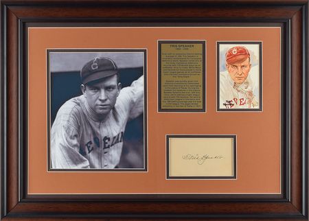 Lot #818 Tris Speaker Signature - Image 1