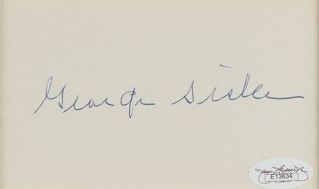 Lot #847 George Sisler Signature - Image 2