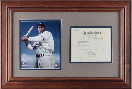 Lot #815 Jackie Robinson Typed Letter Signed - Image 1