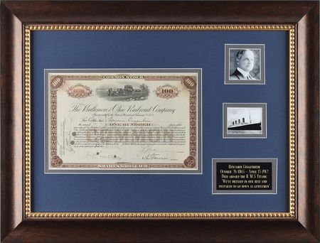 Lot #169 Benjamin Guggenheim Signed Document - Image 1