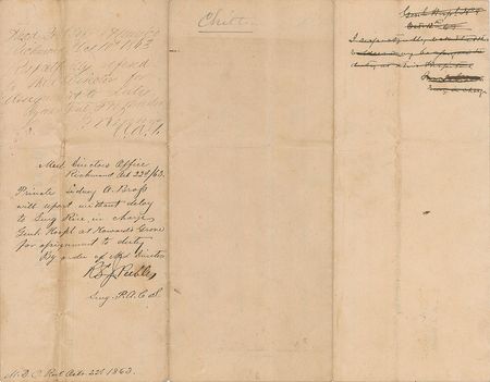 Lot #281 Robert H. Chilton Signed Letter - Image 2