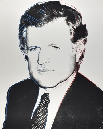 Lot #427 Andy Warhol: Warhol's diamond dust screenprint for Ted Kennedy's 1980 campaign - Image 1