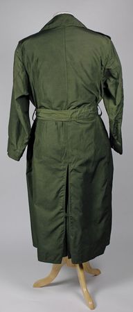 Lot #175 Lee Harvey Oswald: Oswald?s government issue Marine Corp raincoat, stenciled with his name - Image 2