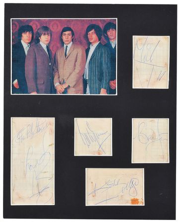 Lot #562 Rolling Stones Signatures - Image 1