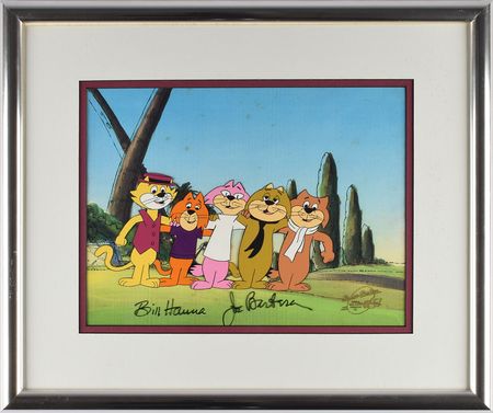 Lot #996 Bill Hanna and Joe Barbera signed production cel from Top Cat and the Beverly Hills Cats Production Cel - Image 1
