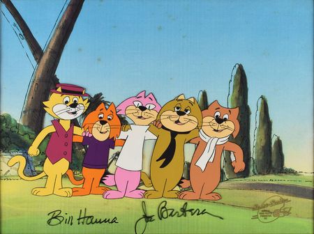Lot #996 Bill Hanna and Joe Barbera signed production cel from Top Cat and the Beverly Hills Cats Production Cel - Image 2