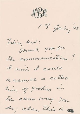 Lot #495 Harper Lee Handwritten Letter Signed - Image 1