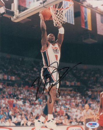 Lot #836 Michael Jordan Signed Photograph - Image 1