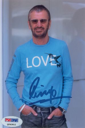 Lot #603 Beatles: Ringo Starr Signed Photograph - Image 1