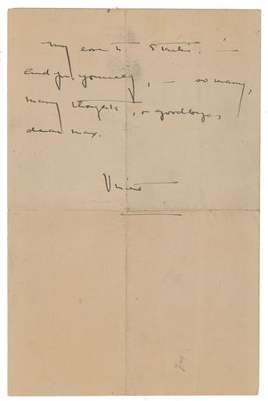 Lot #502 Edna St. Vincent Millay Handwritten Letter Signed - Image 2