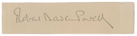Lot #277 Robert Baden-Powell Signature - Image 1