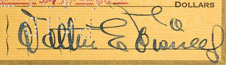 Lot #857 Walt Disney Check - Image 2