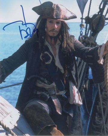 Lot #750 Johnny Depp Signed Photographs - Image 1