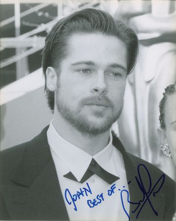 Lot #773 Brad Pitt Signed Photographs - Image 2