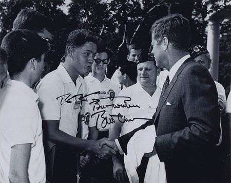 Lot #93 Bill Clinton Signed Photograph - Image 1