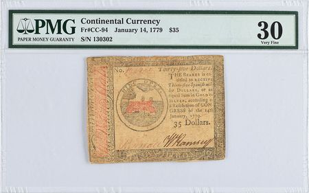Lot #187 Continental Currency Currency - Image 1