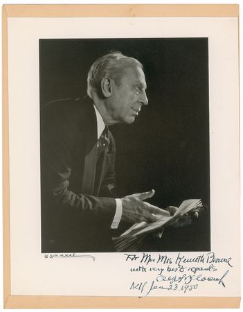 Lot #243 Alfred P. Sloan, Jr Signed Photograph - Image 1