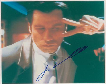 Lot #784 John Travolta Signed Photographs - Image 1