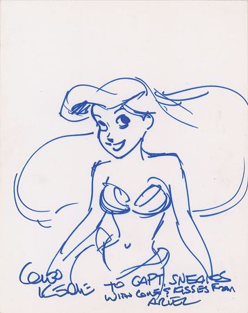 Lot #968 Disney Animators Sketches - Image 1
