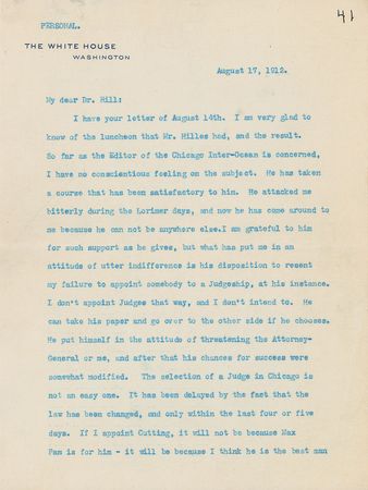 Lot #51 William H. Taft: 
