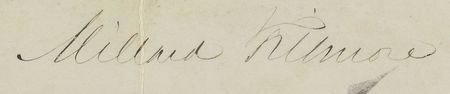 Lot #23 Millard Fillmore Signed Document - Image 2
