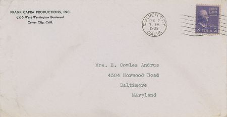 Lot #660 Frank Capra: 