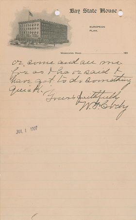 Lot #171 William F. ?Buffalo Bill? Cody: A sales pitch for Buffalo Bill's 