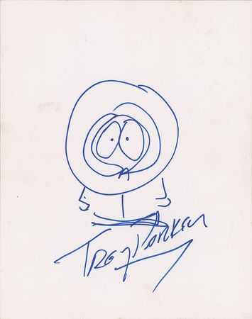 Lot #770 Trey Parker Sketches - Image 1