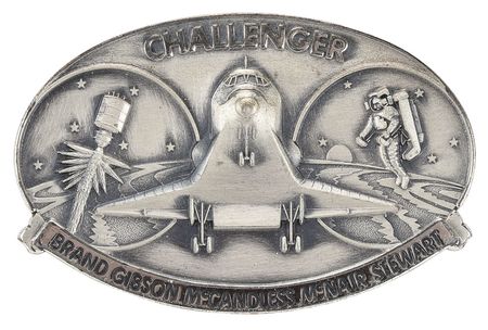 Lot #327 STS-41-B Unflown Robbins Medal Robbins Medal - Image 1