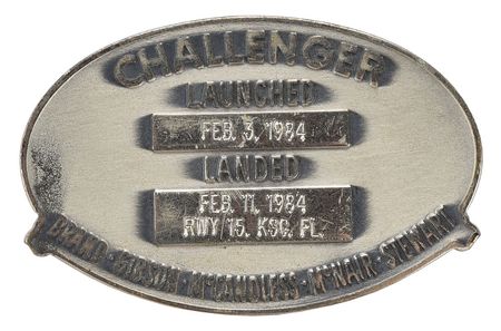 Lot #327 STS-41-B Unflown Robbins Medal Robbins Medal - Image 2