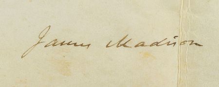 Lot #7 Thomas Jefferson and James Madison: Boldly signed Jefferson-Madison land grant in the Northwest Territory - Image 2