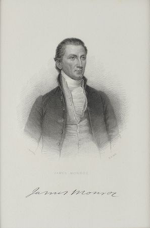 Lot #10 James Monroe: Three hundred acres awarded for wartime service 