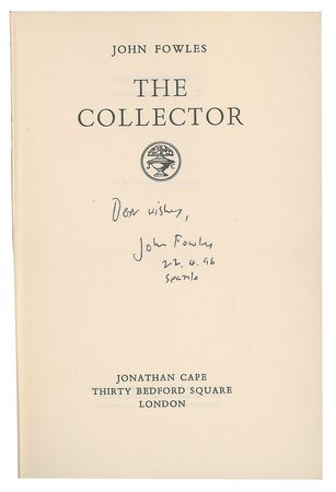 Lot #485 John Fowles Book - Image 1