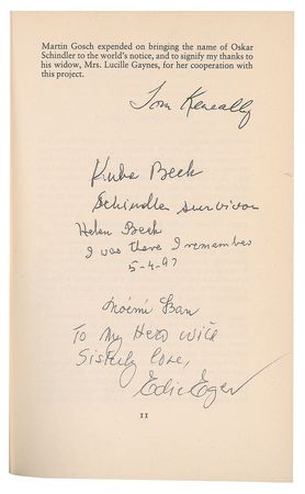 Lot #491 Thomas Keneally Book - Image 2